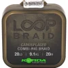 Acc.Montages/Hameçons - KORDA Tresse Loops Braid 20lbs 20m