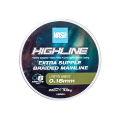 Filaments - NASH Tresse Highline Extra Supple Braid Green 1200m