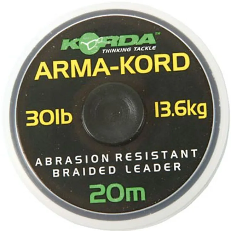 Acc.Montages/Hameçons - KORDA Tresse Non Gainée Arma-Kord 20m