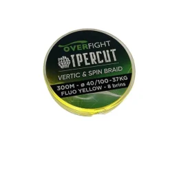Filaments - OVERFIGHT Tresse Ipercut Spin and Vertic Braid yel 300m