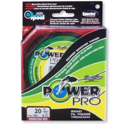 Tresses, Nylons, Fluorocarbones|Tresses, Nylons, Fluorocarbones - POWER PRO Tresse rouge 135m