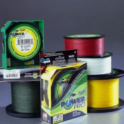 Tresses, Nylons, Fluorocarbones|Tresses, Nylons, Fluorocarbones - POWER PRO Tresse rouge 135m