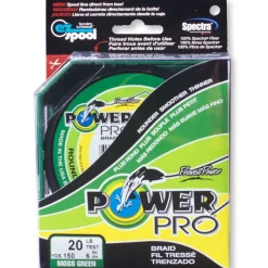 Tresses, Nylons, Fluorocarbones|Tresses, Nylons, Fluorocarbones - POWER PRO Tresse verte 135m