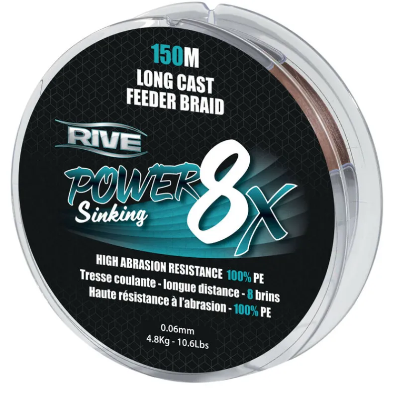 Fils De Pêche Feeder - RIVE Tresse Power 8x 150m