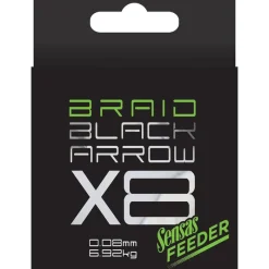 Fils De Pêche Feeder - SENSAS Tresse Black Arrow x8 Braid 150m