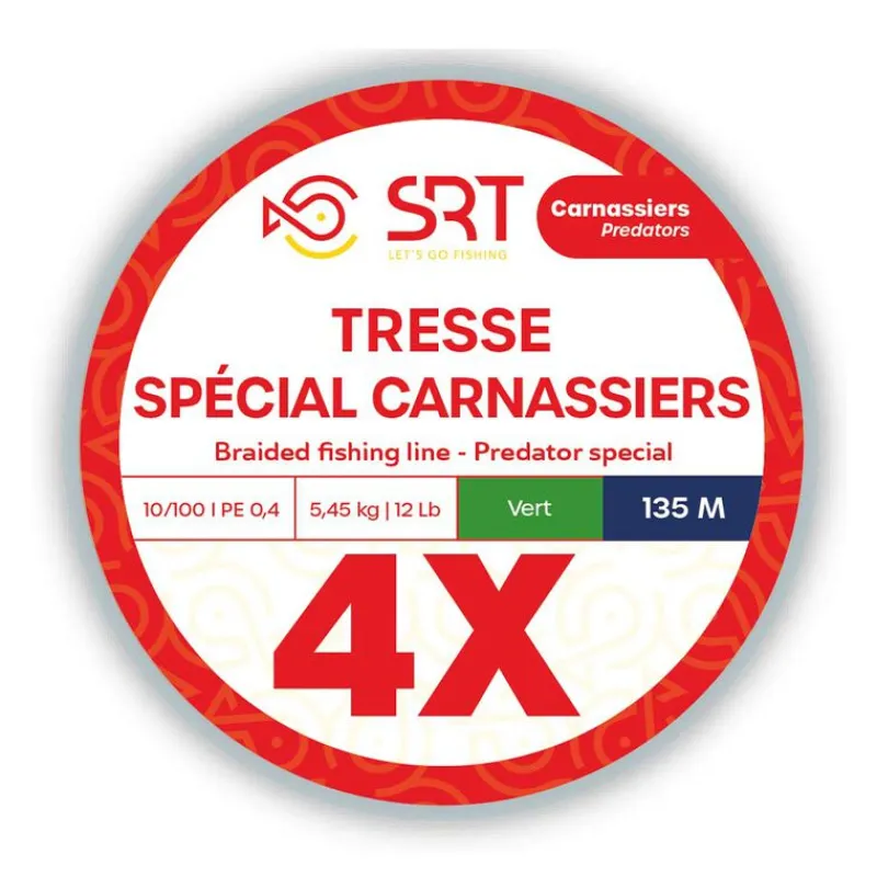 Tresses, Nylons, Fluorocarbones|Tresses, Nylons, Fluorocarbones - SERT Tresse x4 Moss Green 270m