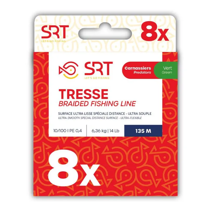 Tresses, Nylons, Fluorocarbones|Tresses, Nylons, Fluorocarbones - SERT Tresse x8 Moss Green 270m