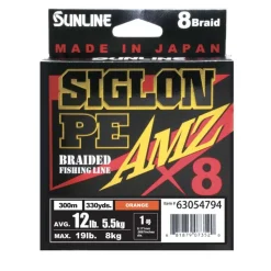Tresses, Nylons, Fluorocarbones|Tresses, Nylons, Fluorocarbones - SUNLINE Tresse Siglon AMZ x8 150m
