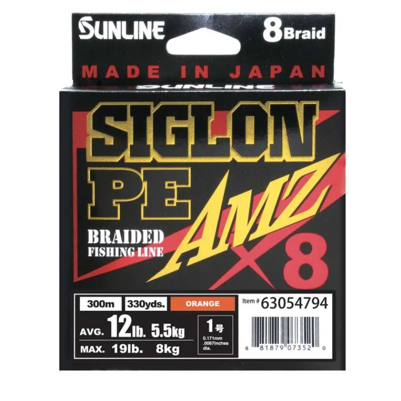 Tresses, Nylons, Fluorocarbones|Tresses, Nylons, Fluorocarbones - SUNLINE Tresse Siglon AMZ x8 150m