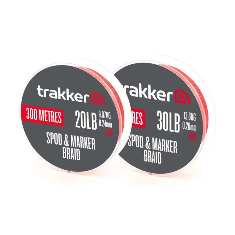 Filaments - TRAKKER Tresse Spod Marker Braid 300m Red