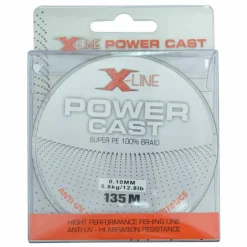 Tresses, Nylons, Fluorocarbones|Tresses, Nylons, Fluorocarbones - X-LINE Tresse Power Cast Verte 4 Brins 135m