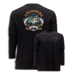 Vêtements - GRUNDENS T-hirt Tuna Tattoo Noir