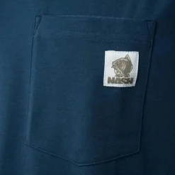 Vêtements - NASH T-hirt ake it Badge Navy Bue