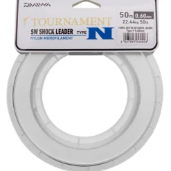 Pêche Du Thon|Tresses, Nylons, Fluorocarbones - DAIWA Tête de ligne tournament shok leader type n en nylon bobine de 50m