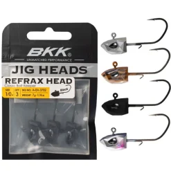 Têtes Plombées - BKK Tête Plombée Refrax Jig 10.5g taille #5/0 (x3)