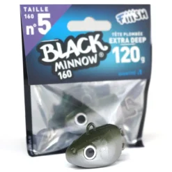 Leurres|Pêche Aux Leurres - FIIISH Tête plombee pour black minnow 90 extra deep 20g (2 par pochette)