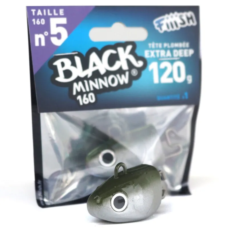Leurres|Pêche Aux Leurres - FIIISH Tête plombee pour black minnow 90 extra deep 20g (2 par pochette)
