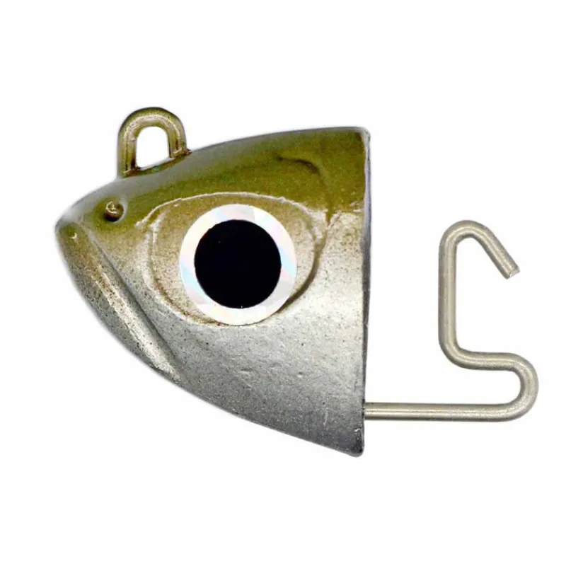 Leurres À Truite|Leurres - FIIISH Tête plombée black minnow 90 shore 5g (x2)