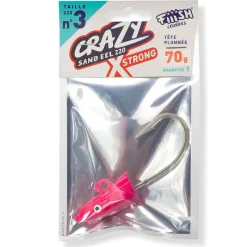 Pêche Aux Leurres|Leurres - FIIISH Tête plombée crazy sand eel 220 x-strong 70g