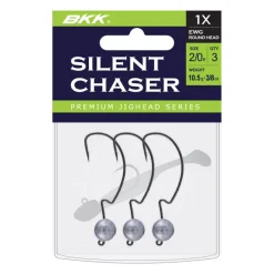 Têtes Plombées - BKK Têtes Plombées Silent Chaser Ewg Round Head H2/0 (x3)
