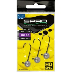 Têtes Plombées - SPRO Têtes Plombées Round Jighead HD 90 H2/0 (x3)
