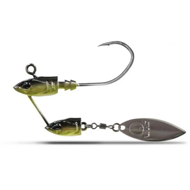 Têtes Plombées - VMC Têtes Plombées Underspin Twin Jig Green (x2)