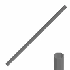 Cannes - RIVE Tube Octo 50mm L182cm Fume