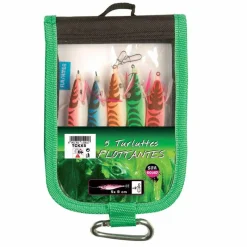 Pêche Eging|Leurres - FLASHMER Turlutte mer kit 5 turluttes flottantes