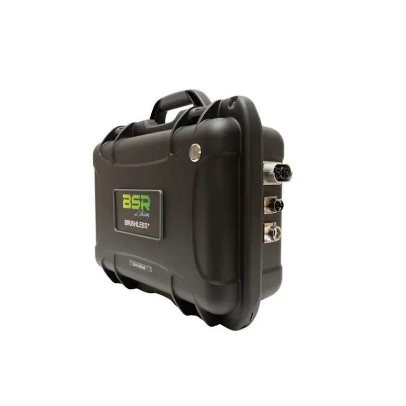 Batterie - BSR Valise BRUSHLESS+ LifePO4 Gen3 24V/100Ah + chargeur étanche 10A