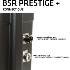 Batterie - BSR Valise PRESTIGE+ LifePo4 Gen3 12V/100Ah + chargeur+ prise sondeur