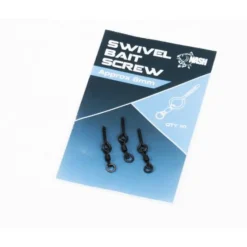 Acc.Montages/Hameçons - NASH Vis à appâts swivel bait screw (10 vis par pochette)