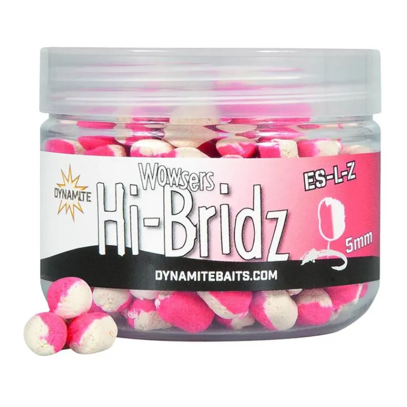 Appâts / Amorces - DYNAMITE BAITS Wafters Wowsers Hi-Bridz ES-L Rose / Blanc 40g